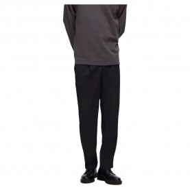 панталони,мъжки,панталони,selected,190,leroy,pleat,regular,tapered,fit,pants,black,(grey)