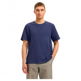 тениска,мъжки,тениски,selected,aspen,short,sleeve,t,shirt,blue,(oceana)