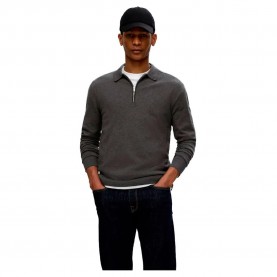 мъжки,блузи,с,яка,selected,berg,long,sleeve,polo,grey,(antracit,melange)