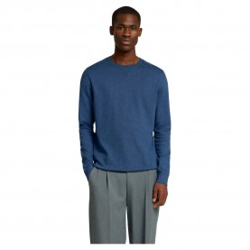 блуза,мъжки,пуловери,selected,berg,sweater,blue,(oceana,melange)