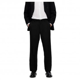 панталони,мъжки,панталони,selected,liam,220,loose,fit,dress,pants,black