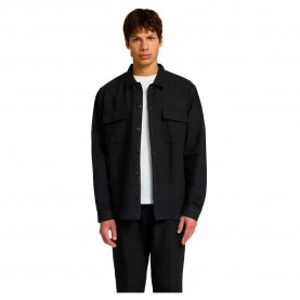 мъжки,якета,selected,leroy,linen,blend,overshirt,black,(black)