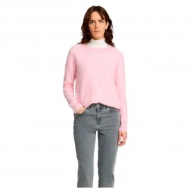блуза,дамски,пуловери,дамски,плетени,дрехи,selected,lulu,sweater,bleached,mauve,melange,(pink)