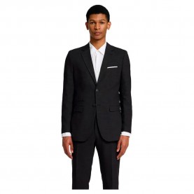 сако,мъжки,сака,selected,oasis,linen,slim,blazer,black