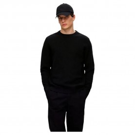блуза,мъжки,пуловери,selected,ross,sweater,black