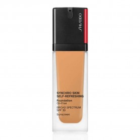ексфолианти,shiseido,synchro,skin,self,refreshing,spf30,410,foundation,30ml,brown