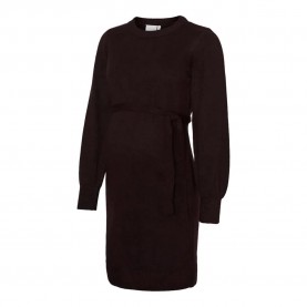 рокля,дамски,поли,и,рокли,mamalicious,newanne,maternity,long,sleeve,dress,winetasting,melange,(black)