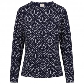 тениска,дамски,тениски,trespass,daniela,long,sleeve,t,shirt,blue,(navy,print)