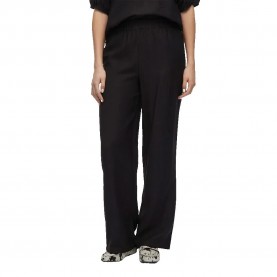 панталони,дамски,панталони,vila,clo,loose,fit,high,waist,pants,black,beauty,(black)