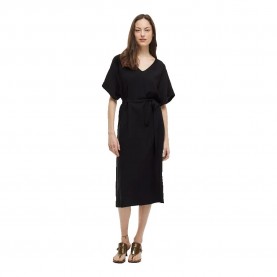рокля,дамски,поли,и,рокли,vila,clo,short,sleeve,midi,dress,black
