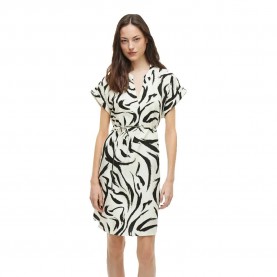 рокля,дамски,поли,и,рокли,vila,clo,short,sleeve,short,dress,beige,(birch,marble,swirl)