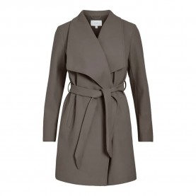 палто,дамски,якета,и,палта,vila,cooley,collar,belt,coat,falcon,(grey)