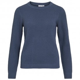 блуза,дамски,пуловери,дамски,плетени,дрехи,vila,dalo,sweater,vintage,indigo,(blue)