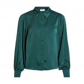 риза,с,дълъг,ръкав,дамски,блузи,дамски,ризи,vila,enna,ravenna,long,sleeve,shirt,ponderosa,pine,(green)
