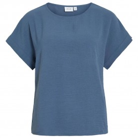 тениска,дамски,тениски,vila,josa,short,sleeve,t,shirt,vintage,indigo,(blue)