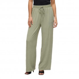 панталони,дамски,панталони,vila,josa,wide,leg,fit,high,waist,pants,oil,green,(green)