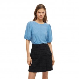 дамски,блузи,дамски,ризи,vila,kally,short,sleeve,blouse,blue,(blissful,blue)