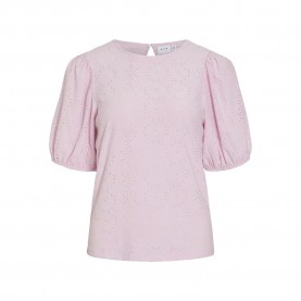 дамски,блузи,дамски,ризи,vila,kally,short,sleeve,blouse,winsome,orchid,(pink)