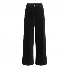 панталони,дамски,панталони,vila,kita,wide,leg,fit,corduroy,pants,black,beauty,(black)