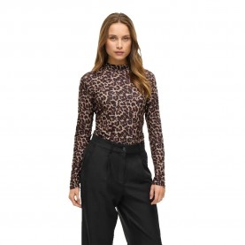 тениска,дамски,тениски,vila,leoa,long,sleeve,high,neck,t,shirt,nomad,leo,(brown)