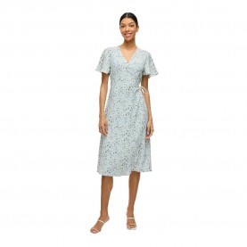рокля,дамски,поли,и,рокли,vila,lovie,wrap,short,sleeve,midi,dress,kentucky,blue,aly,(blue)