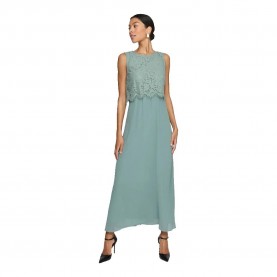 Рокля Vila Milina Lace sleeveless dress - Green (Green Milieu) рокля,дамски,поли,и,рокли,vila,milina,lace,sleeveless,dress,green,(green,milieu)