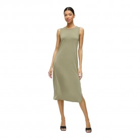 рокля,дамски,поли,и,рокли,vila,modala,sleeveless,midi,dress,oil,green,(green)