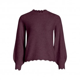 блуза,дамски,пуловери,дамски,плетени,дрехи,vila,nikolina,sweater,fig,melange,(purple)