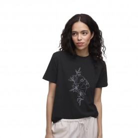 тениска,дамски,тениски,vila,nora,short,sleeve,t,shirt,black,beauty,emb,ava,bright,white,(black)