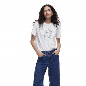 тениска,дамски,тениски,vila,nora,short,sleeve,t,shirt,bright,white,emb,julia,black,beauty,(white)