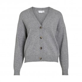 жилетка,дамски,пуловери,дамски,плетени,дрехи,vila,ril,cardigan,medium,grey,melange,(grey)