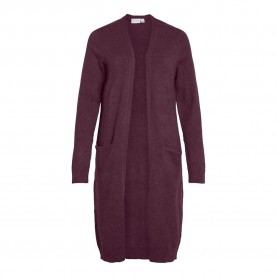 жилетка,дамски,пуловери,дамски,плетени,дрехи,vila,ril,long,cardigan,fig,dark,melange,(purple)