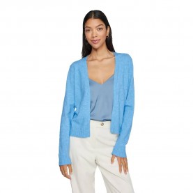жилетка,дамски,пуловери,дамски,плетени,дрехи,vila,ril,short,cardigan,blissful,blue,light,melange,(blue)