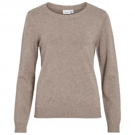 блуза,дамски,пуловери,дамски,плетени,дрехи,vila,ril,sweater,falcon,melange,(beige)