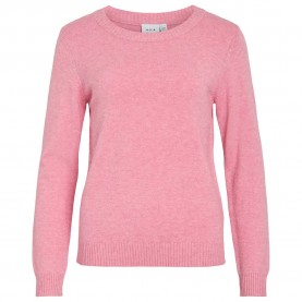 блуза,дамски,пуловери,дамски,плетени,дрехи,vila,ril,sweater,sangria,sunset,melange,(pink)