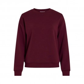 блуза,дамски,блузи,vila,sandy,sweatshirt,fig,(red)