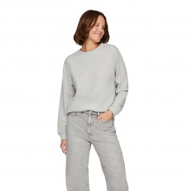 блуза,дамски,блузи,vila,sandy,sweatshirt,light,grey,melange,(grey)