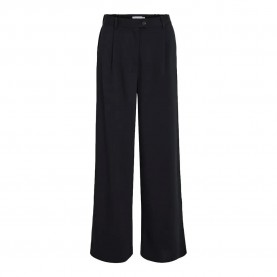 панталони,дамски,панталони,vila,siffe,wide,leg,fit,high,waist,pants,black,beauty,(black)