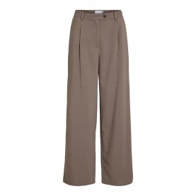 панталони,дамски,панталони,vila,siffe,wide,leg,fit,high,waist,pants,falcon,melange,(brown)