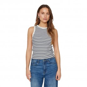 тениска,дамски,тениски,vila,sola,sleeveless,t,shirt,navy,blazer,snow,white,(white)