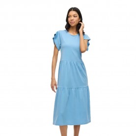 рокля,дамски,поли,и,рокли,vila,summer,short,sleeve,midi,dress,blissful,blue,(blue)