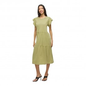 рокля,дамски,поли,и,рокли,vila,summer,short,sleeve,midi,dress,sage,(green)
