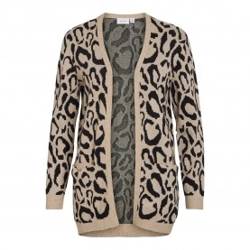 жилетка,дамски,пуловери,дамски,плетени,дрехи,vila,tif,open,cardigan,natural,melange,jacquard,leo