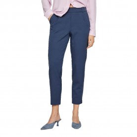 панталони,дамски,панталони,vila,varone,slim,fit,high,waist,pants,vintage,indigo,(blue)