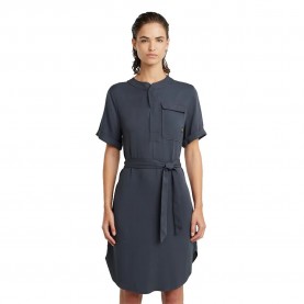 рокля,дамски,поли,и,рокли,g,star,belted,short,sleeve,dress,grey