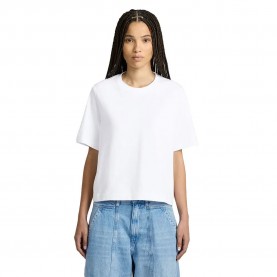 Тениска G-Star Boxy short sleeve T-shirt - White (White) тениска,дамски,тениски,g,star,boxy,short,sleeve,t,shirt,white,(white)