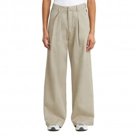 панталони,дамски,панталони,g,star,fluid,wide,leg,pants,dark,brick,gd,(beige)