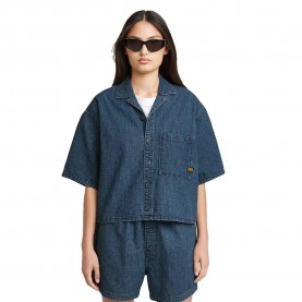 риза,с,къс,ръкав,дамски,блузи,дамски,ризи,g,star,pj,short,sleeve,shirt,blue