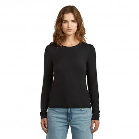 тениска,дамски,тениски,g,star,regular,long,sleeve,t,shirt,black,(dark,black)