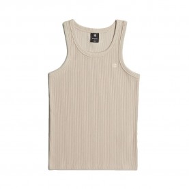 тениска,дамски,тениски,g,star,rib,sleeveless,t,shirt,beige,(dark,brick)